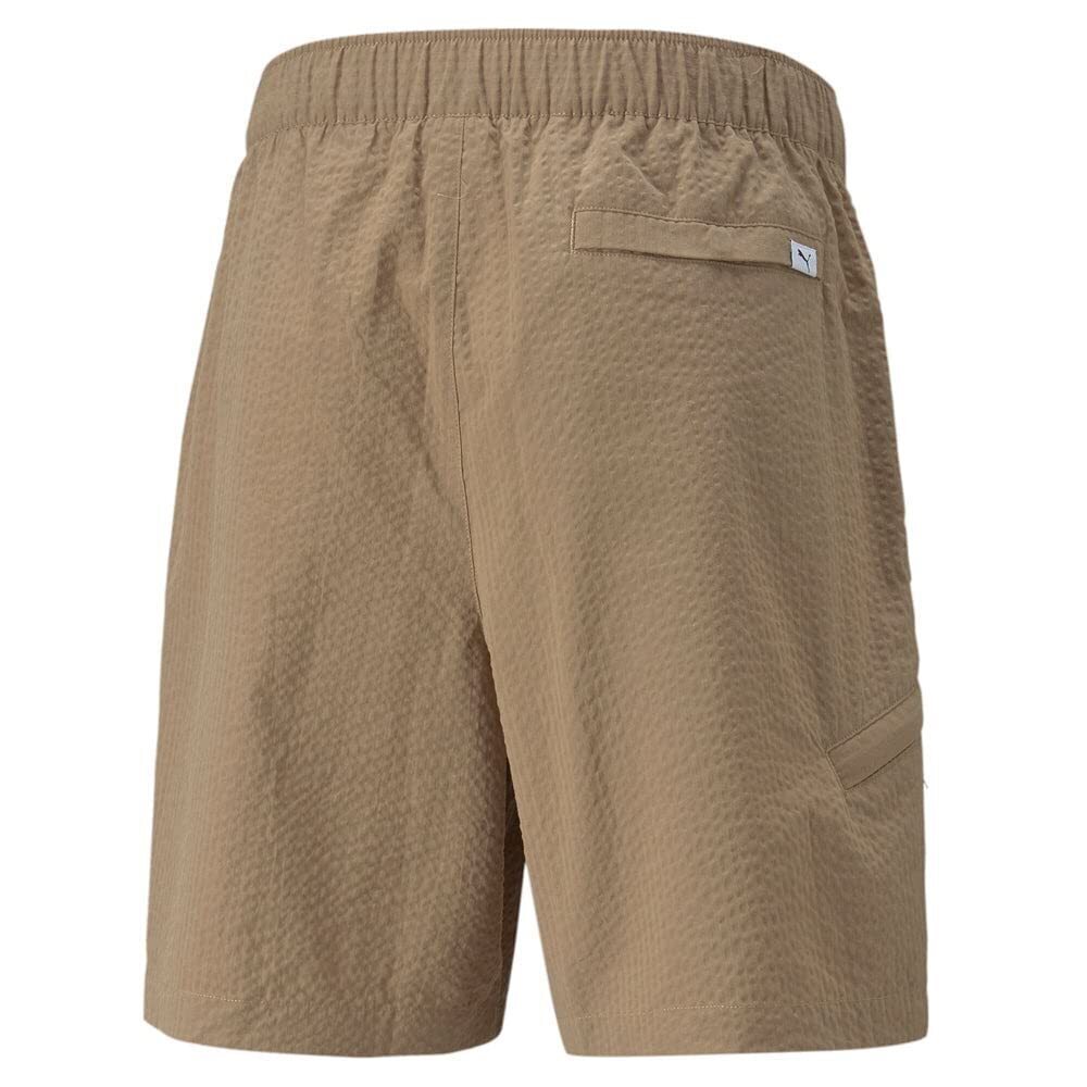 PUMA MMQ Seersucker Shorts TigerS Eye XL - Picture 4 of 4